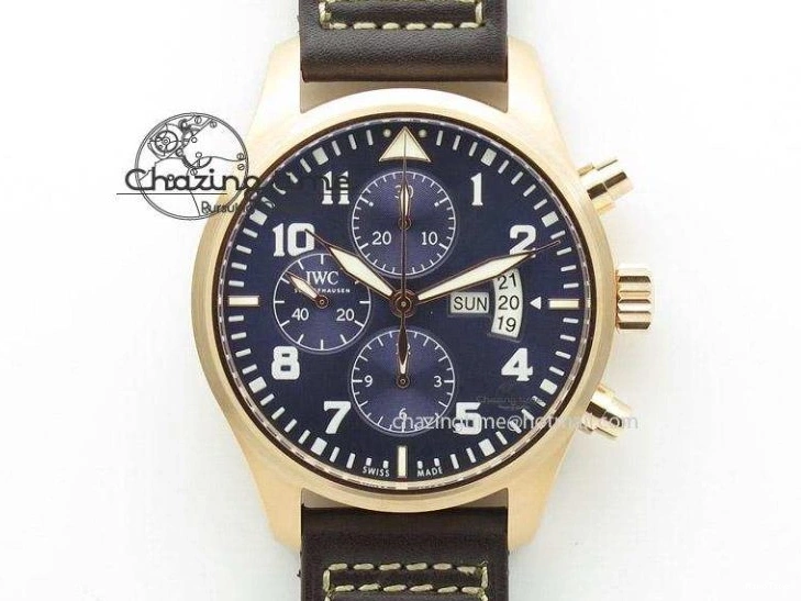 MIROTIME 0706 Pilot Chrono IW388003 Real Ceramic V6F 1:1 Best Edition On Black Nylon Strap A StreetReady 7284
